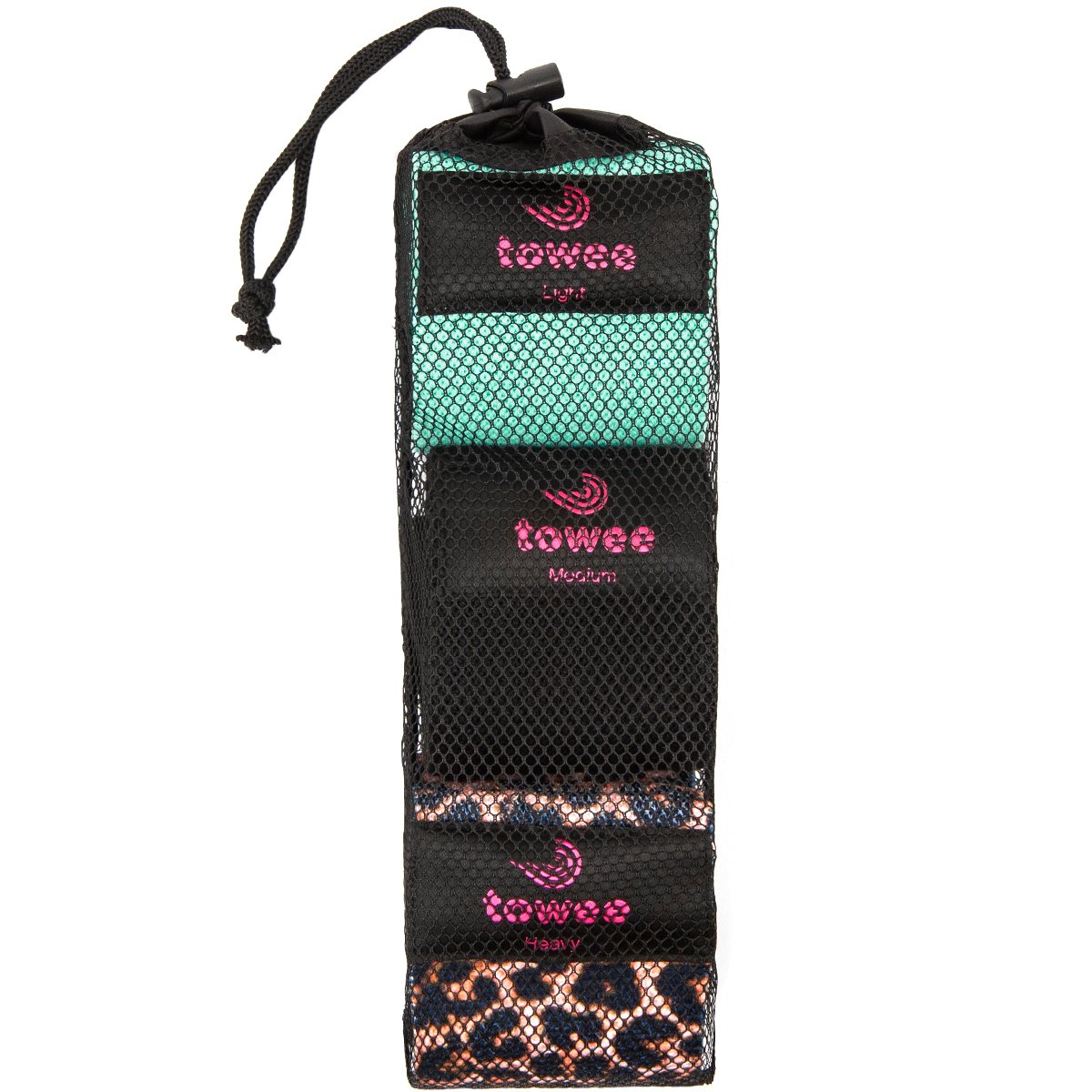 Totee Booty Band Textile Widerstand Gummi Wild, Set 3 PCs