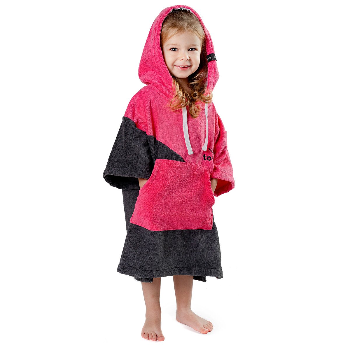 Baby Surf Poncho Doppelrosa, 50 x 60 cm