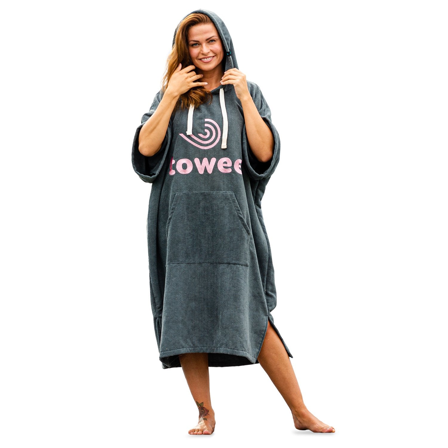 Surf Poncho Totee Pink, 70 x 100 cm