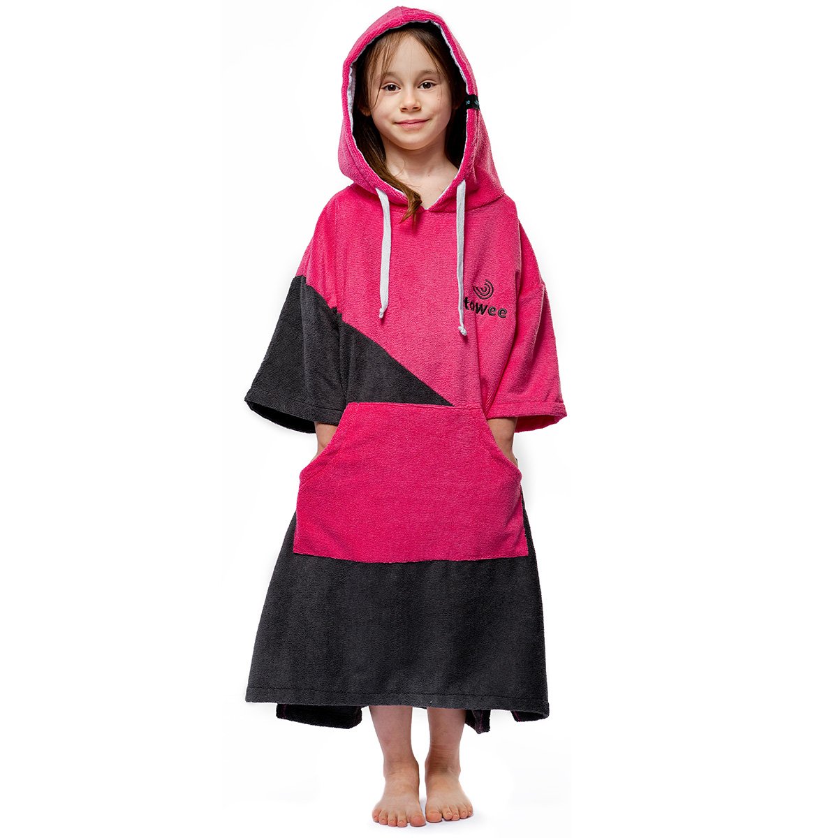 Teenager Surf Poncho Doppelrosa, 60 x 90 cm