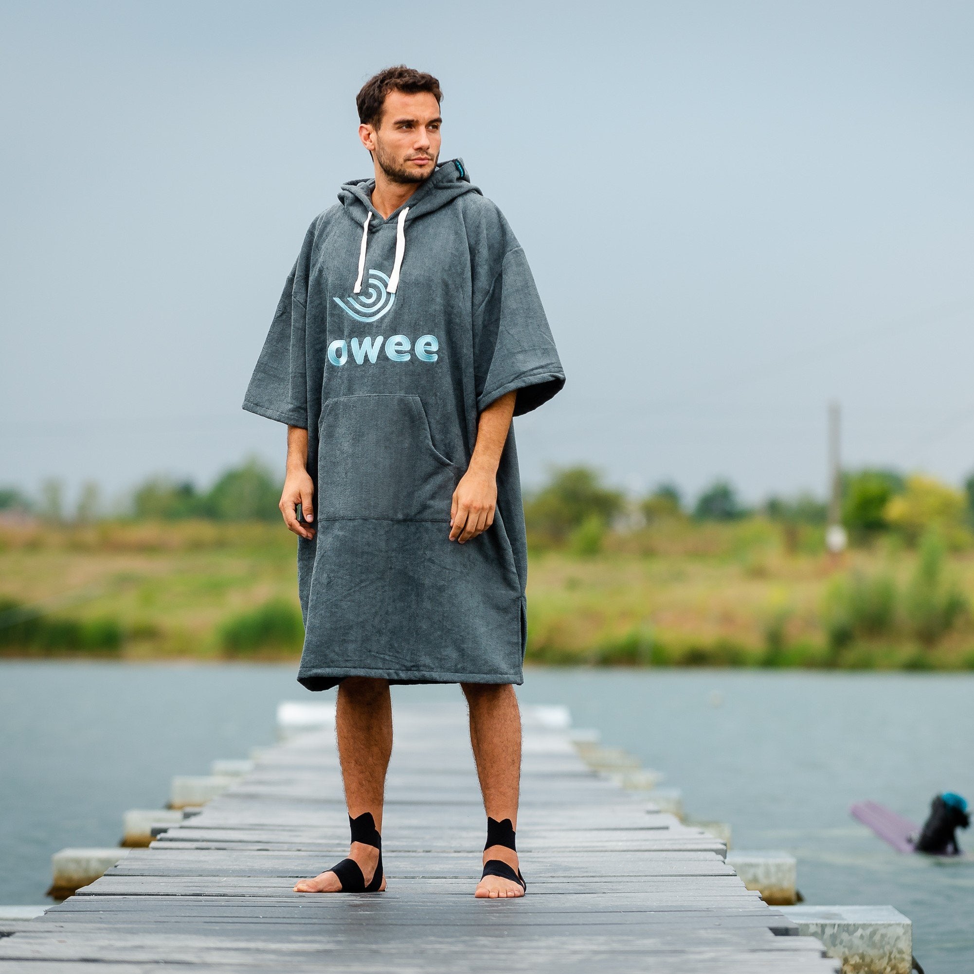 Surf Poncho Totee Blue, 80 x 115 cm